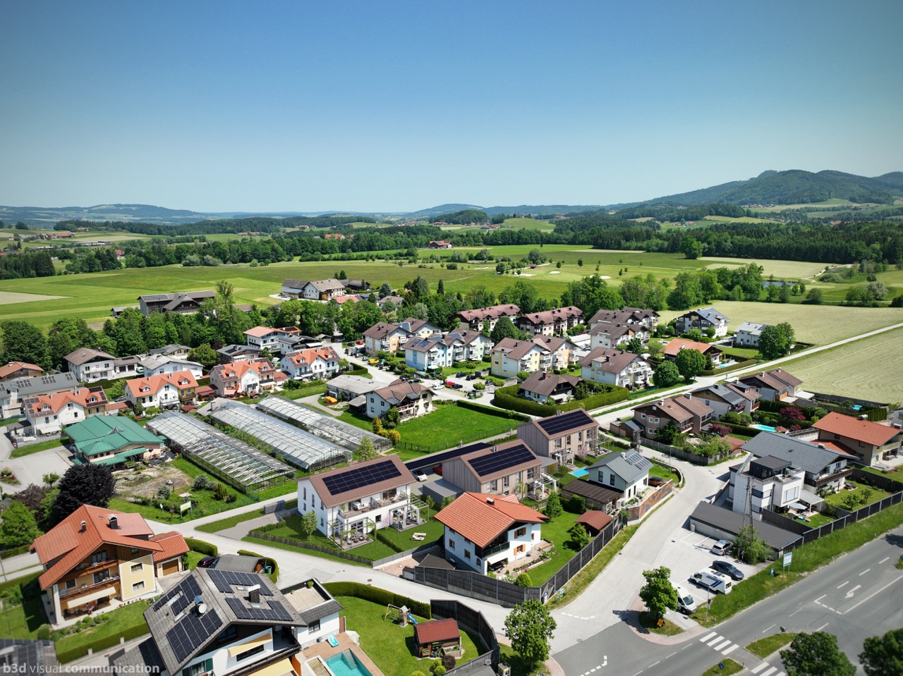 Umgebung mit Salzburger Bergpanorama