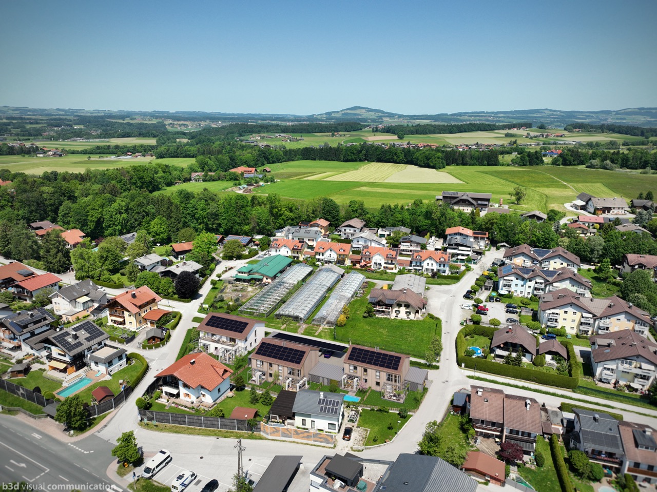 Reitberg aus der Vogelperspektive